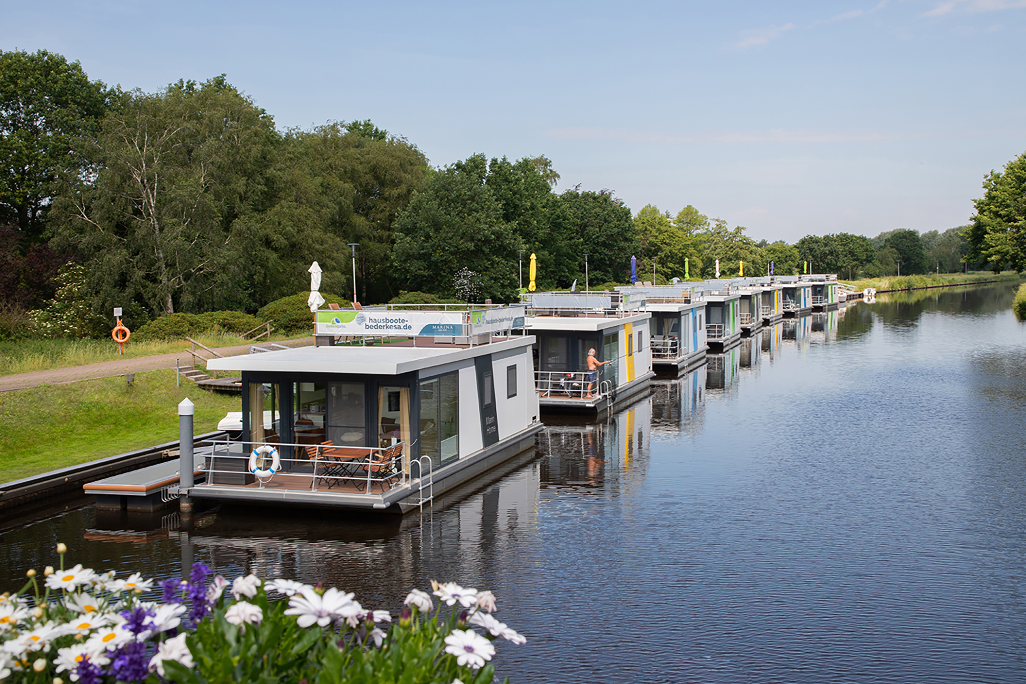 Tiny House Urlaub auf dem Wasser